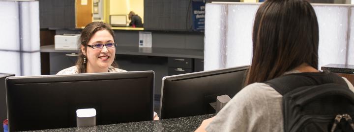 Registrar desk